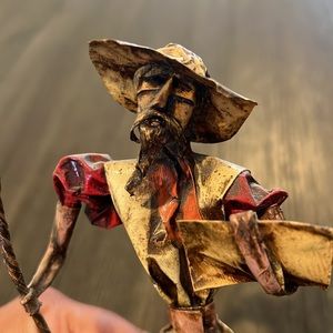 Vintage Hand Crafted Paper Mache Figurine